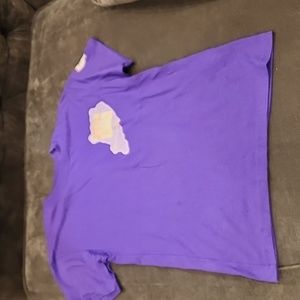 Purple Short sleeve shirt